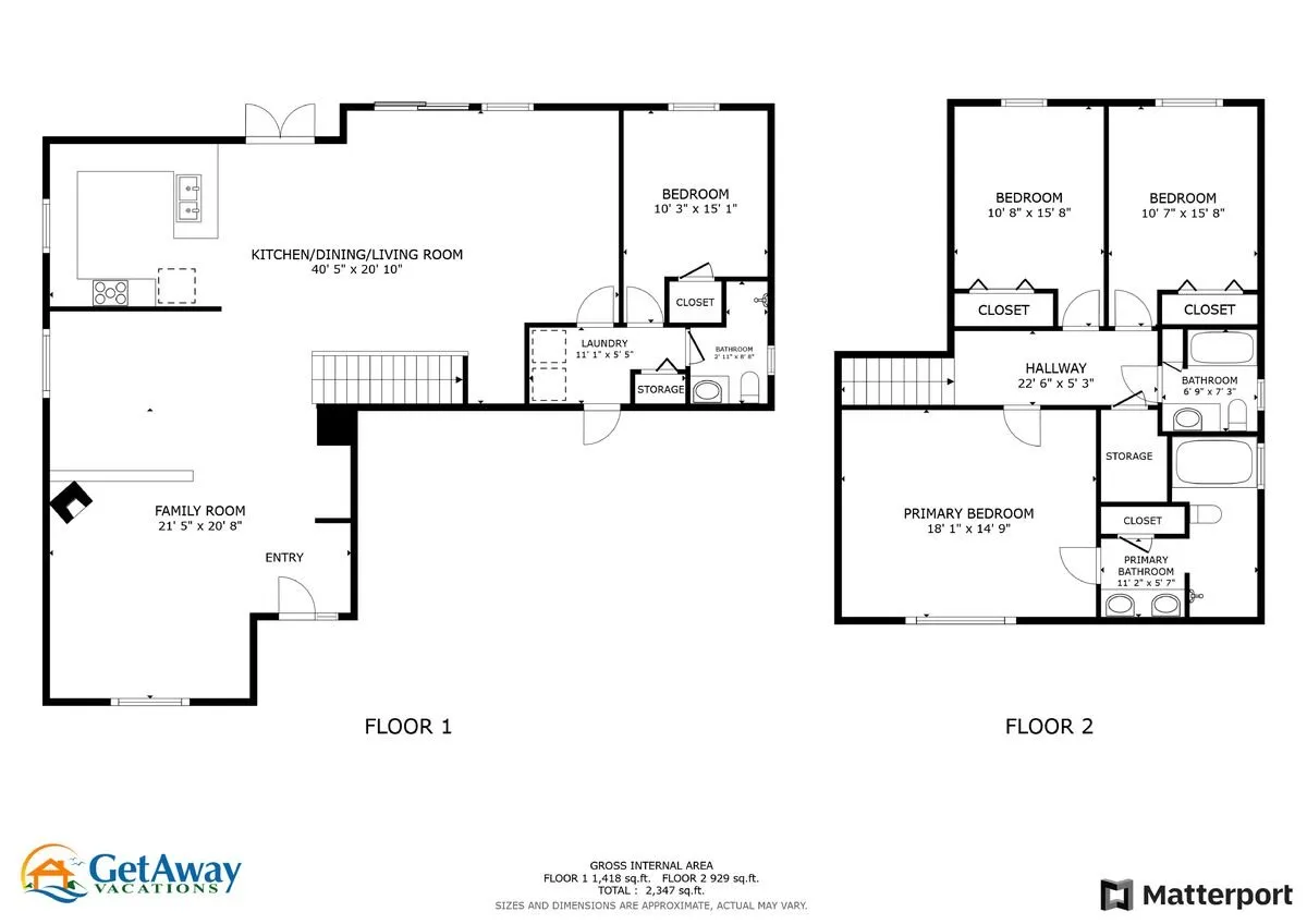 This image provides an open view encompassing the kitchen, living room, family room, bedrooms, and bathrooms. Large windows in the living space may hint at access to the outdoors, and the layout likely suggests how families and their pets can transition from indoor comfort to outdoor play. The arrangement is welcoming, with areas for gathering, cooking, and relaxing together.